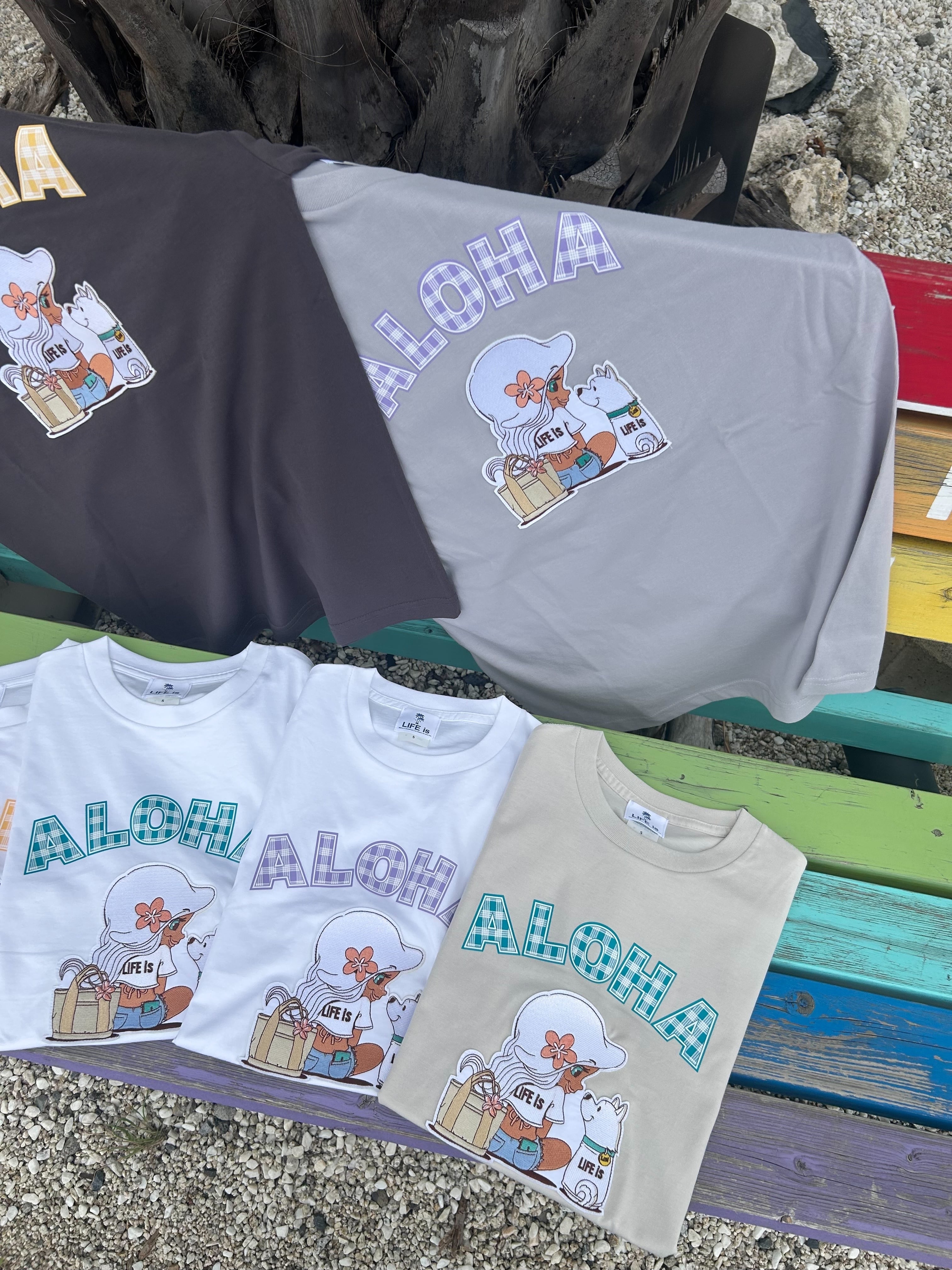 【mapuaコラボ】パラカALOHA ワッペンTシャツ ¥6,990×tax