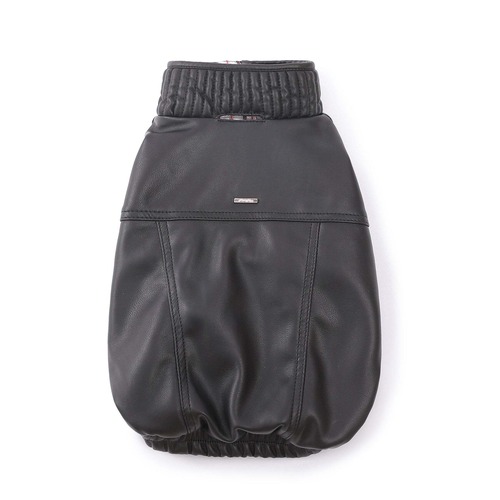 Turtleneck Leather Jacket 3