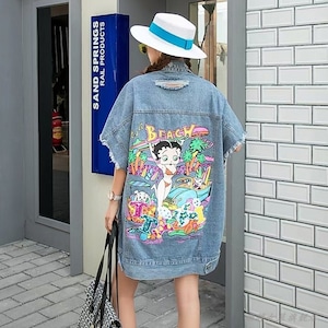 【SELECT】Betty Boopオーバーサイズデニムジャケット