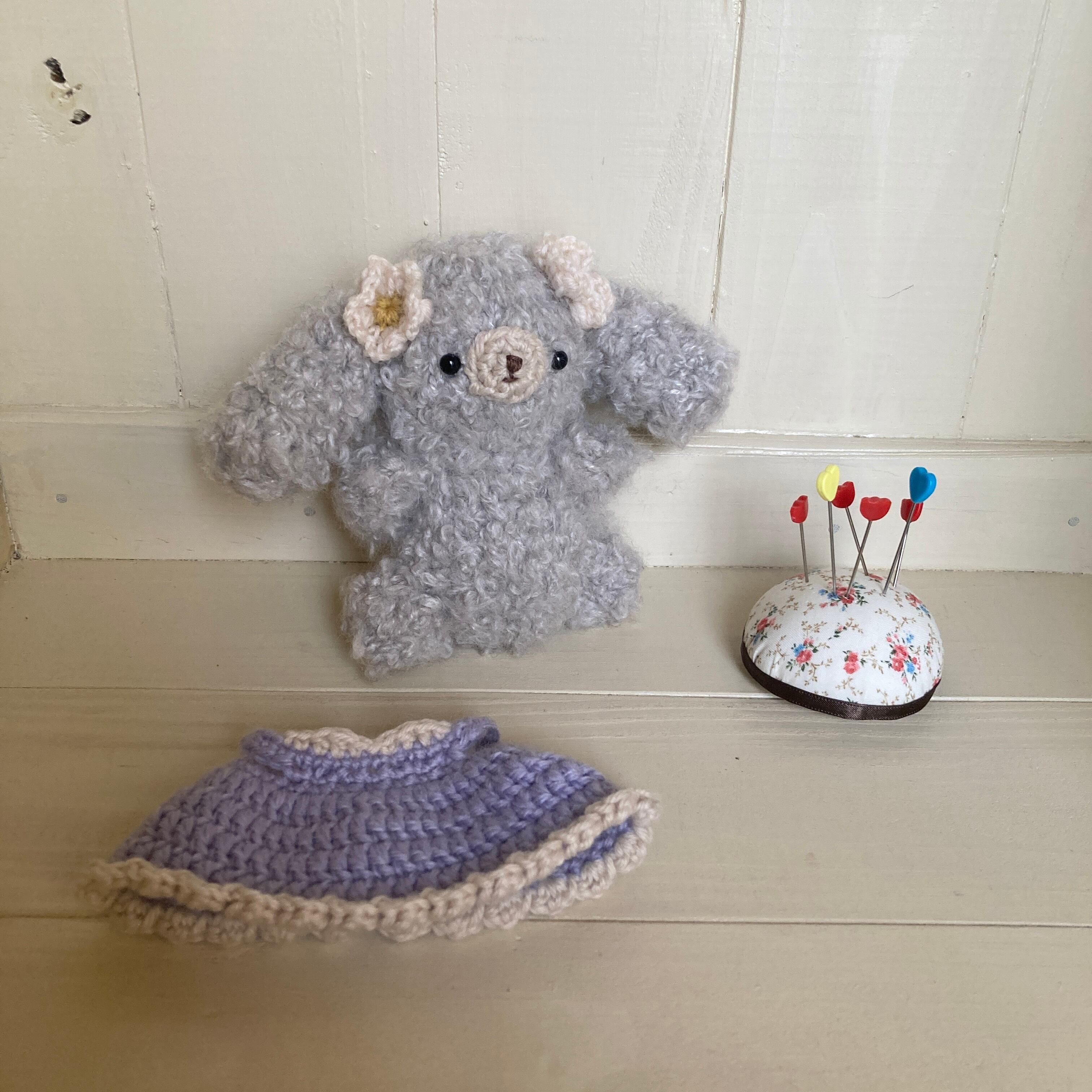 ふわふわロップイヤー」｜あみぐるみうさぎ｜ぬい撮りにぴったりの癒し