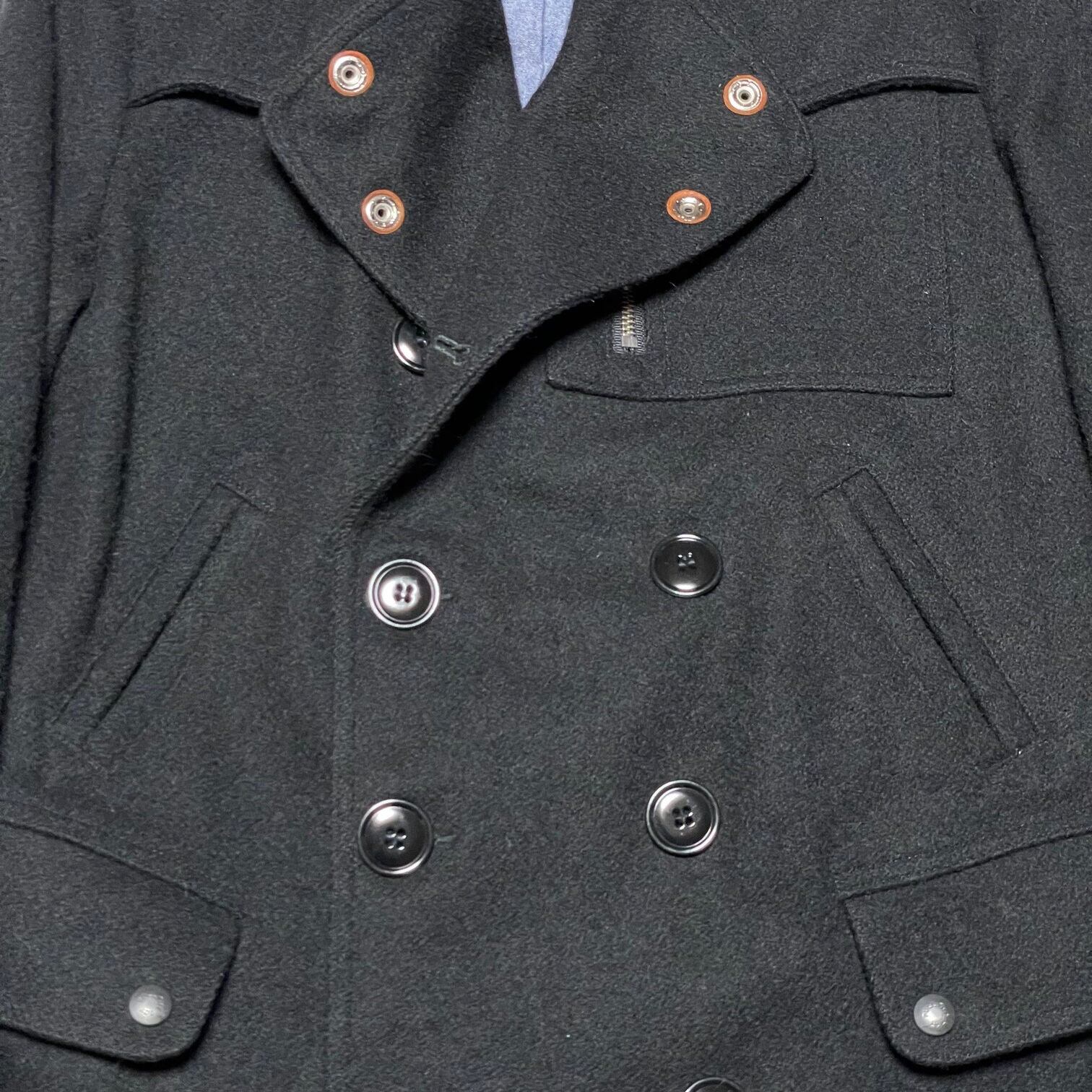 未使用 MONITALY USA製 ウール Pコート  RIDERS COAT