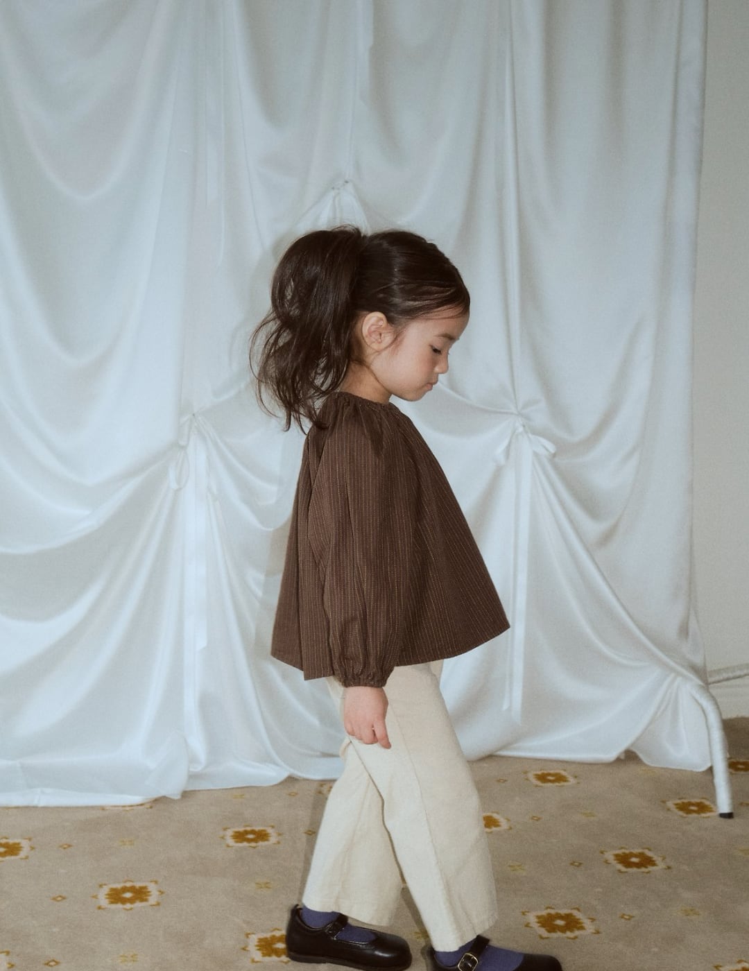 送料無料【予約】/  kidsビビブーツカットパンツ /lalaland