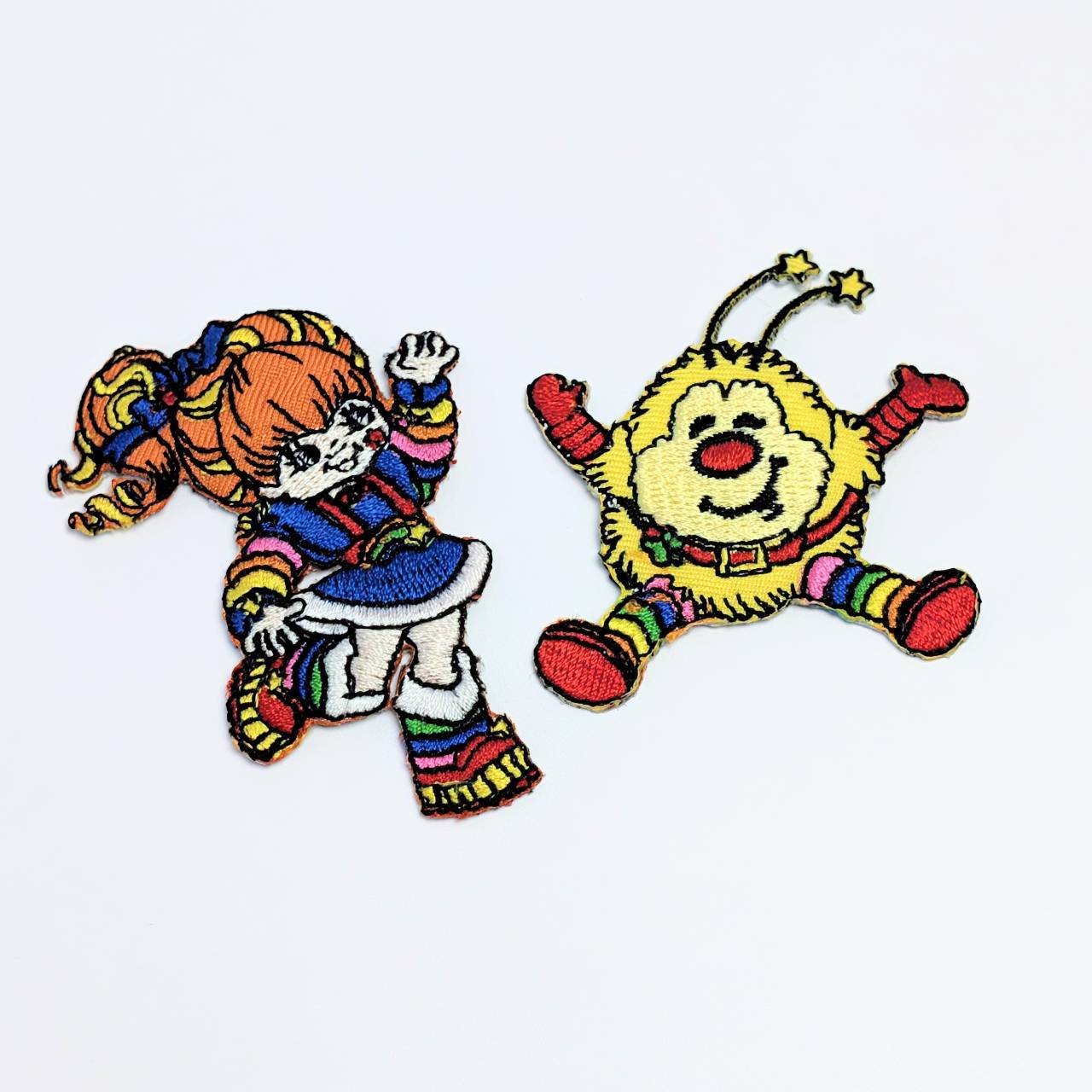 送料無料! ★刺繍アイロンワッペン★【 魔法少女レインボーブライト ( Rainbow Brite ) 】 レインボーブライト/スプライト〚アメリカン雑貨 アメトイ〛