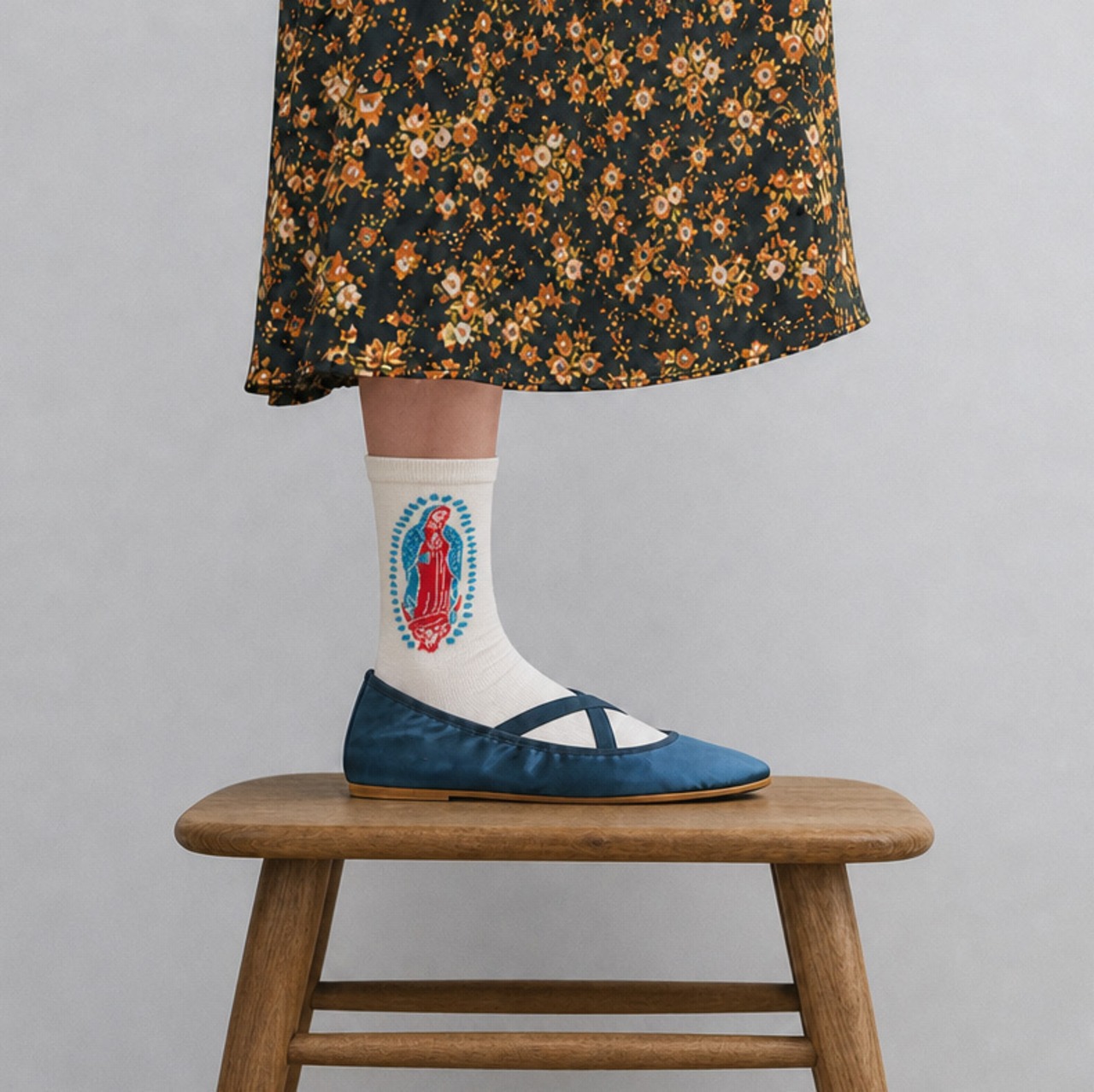 Guadalupe Women's Crew Socks グアダルーペ レディースソックス - 5