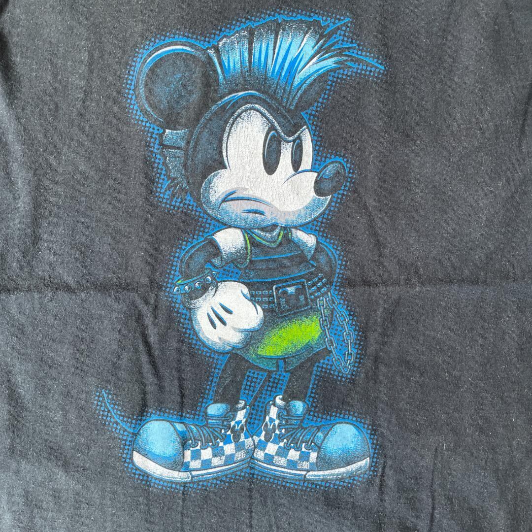 GF376 00s ミッキー モヒカン USA Tシャツ ディズニー S-XS