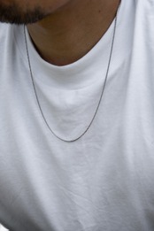 【Wire Skin Necklace】 / SILVER