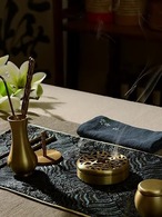 真鍮 お香作りキット 10点セット フレグランス DIY お香型ツール 真鍮香道具セット 室内装飾 手芸 レトロ モダン ギフト