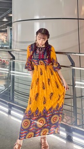 RAMO エスニック柄ワンピース