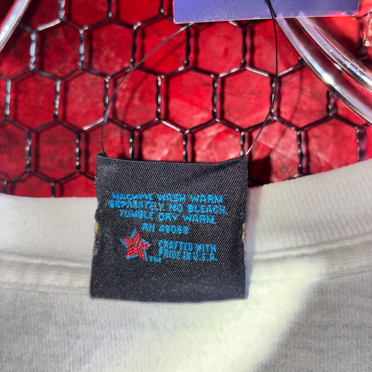 90s〜00s SOFFE US.NAVYリフレクター Tシャツ　ホワイト　ミリタリー
