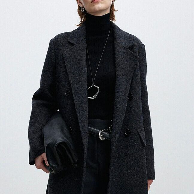 オーバルモチーフ ロング ネックレス 3col H10213