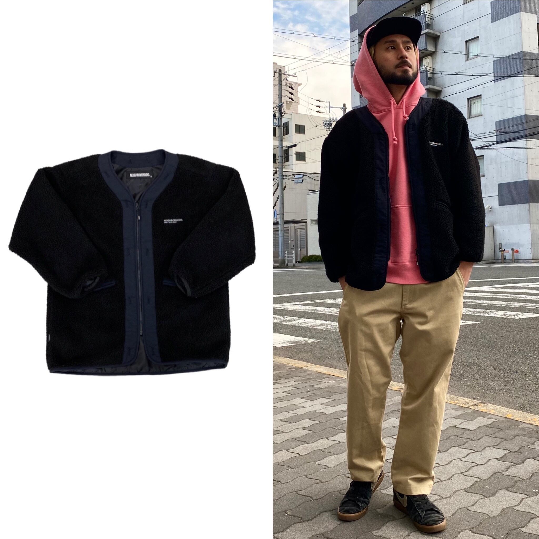 S.F.C NYLON HOODIE JACKET / Purple | FLATBUSH（フラットブッシュ 