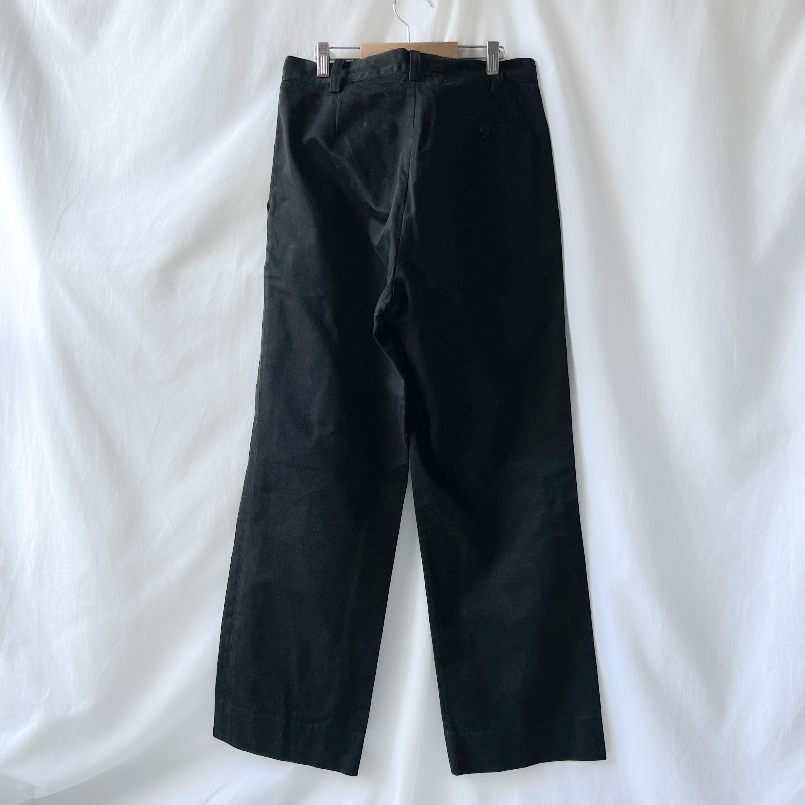 90s “agnes b.” made in france black streat cotton pants アニエスベー 