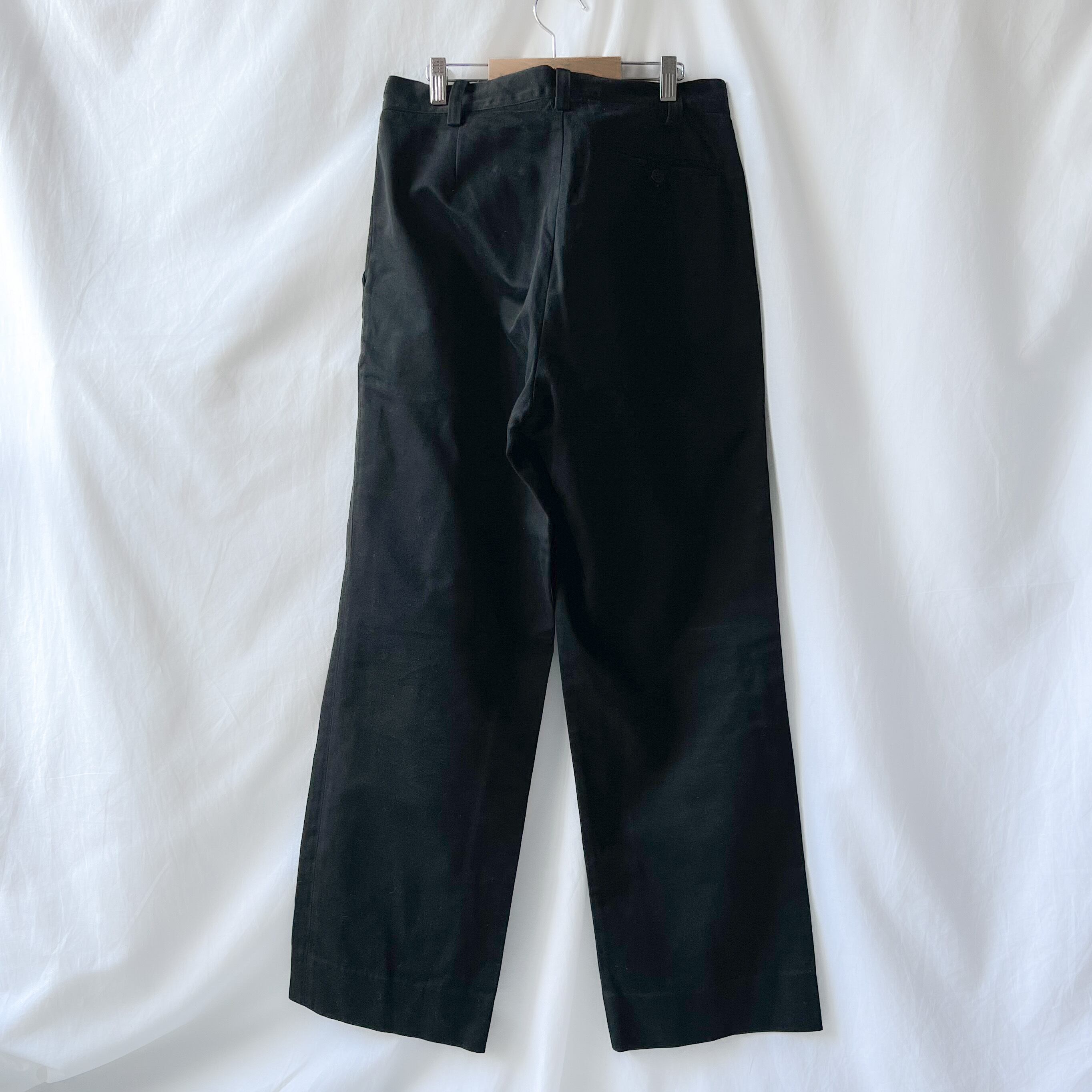 90s “agnes b.” made in france black streat cotton pants アニエスベー