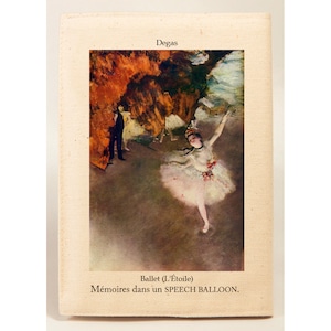 エドガー・ドガ （Edgar Degas）スピーチバルーンのブックカバー