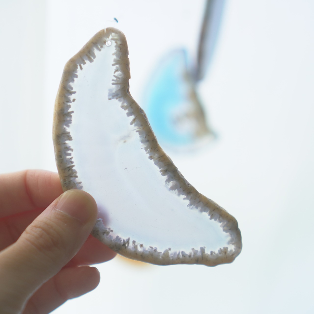 Gentle Stream - アゲートヒーリングチャイム / Agate Sun Catcher Wind Chime 092