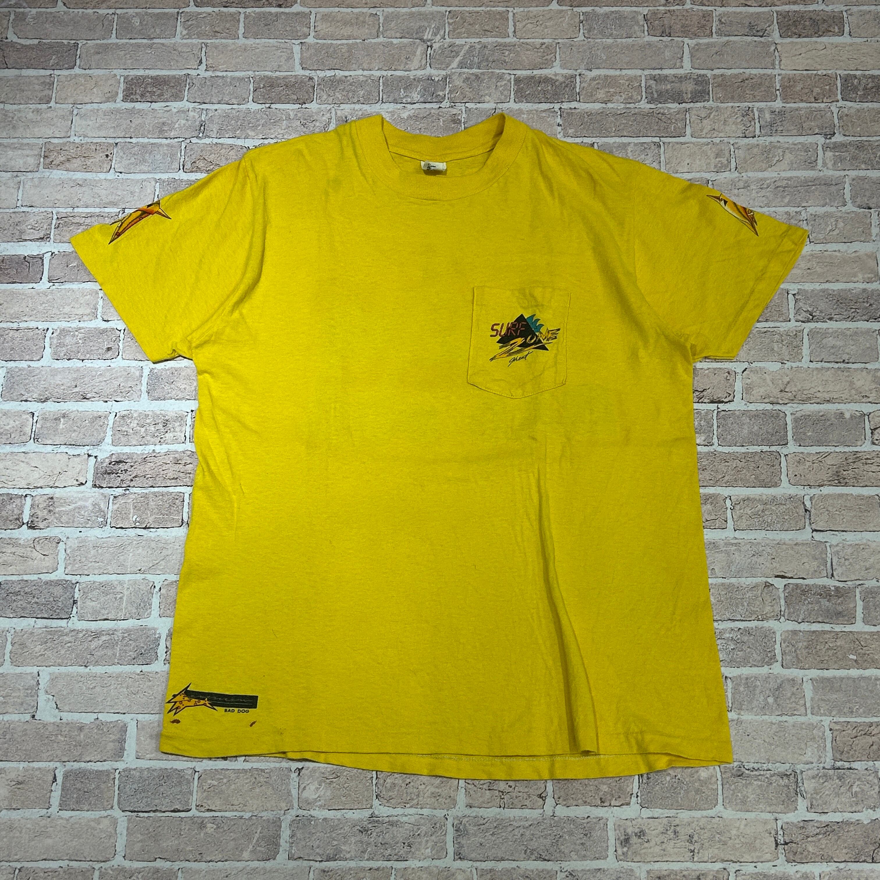 1980S BAD DOG T-SHIRT YELLOW | safarionline