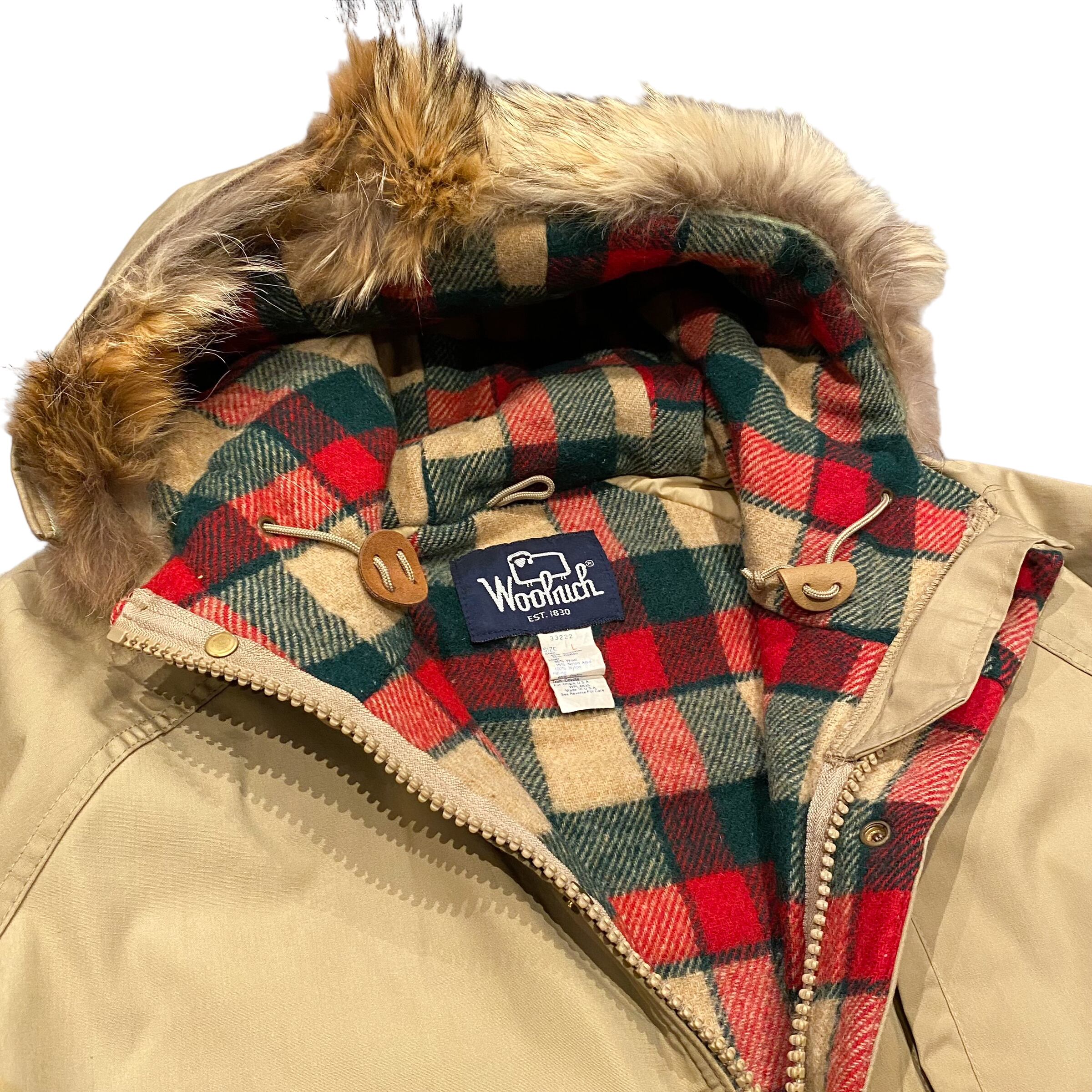 80's USA製 Woolrich Insulation Mountain Parka L / ウール 80's USA製 Woolrich Insulation Mountain Parka L / ウール