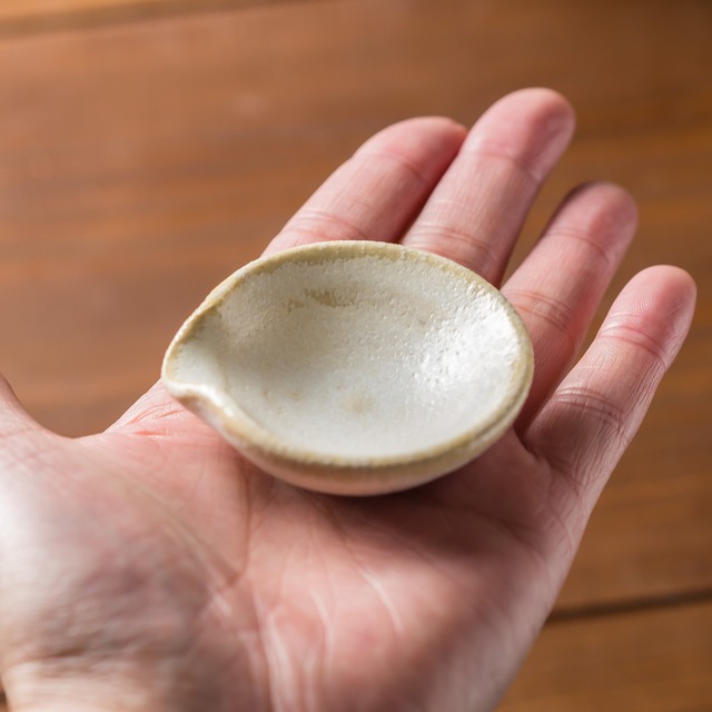 片口箸置き皿 紅白2色セット(箸置き皿・豆皿・薬味皿)/吉永哲子