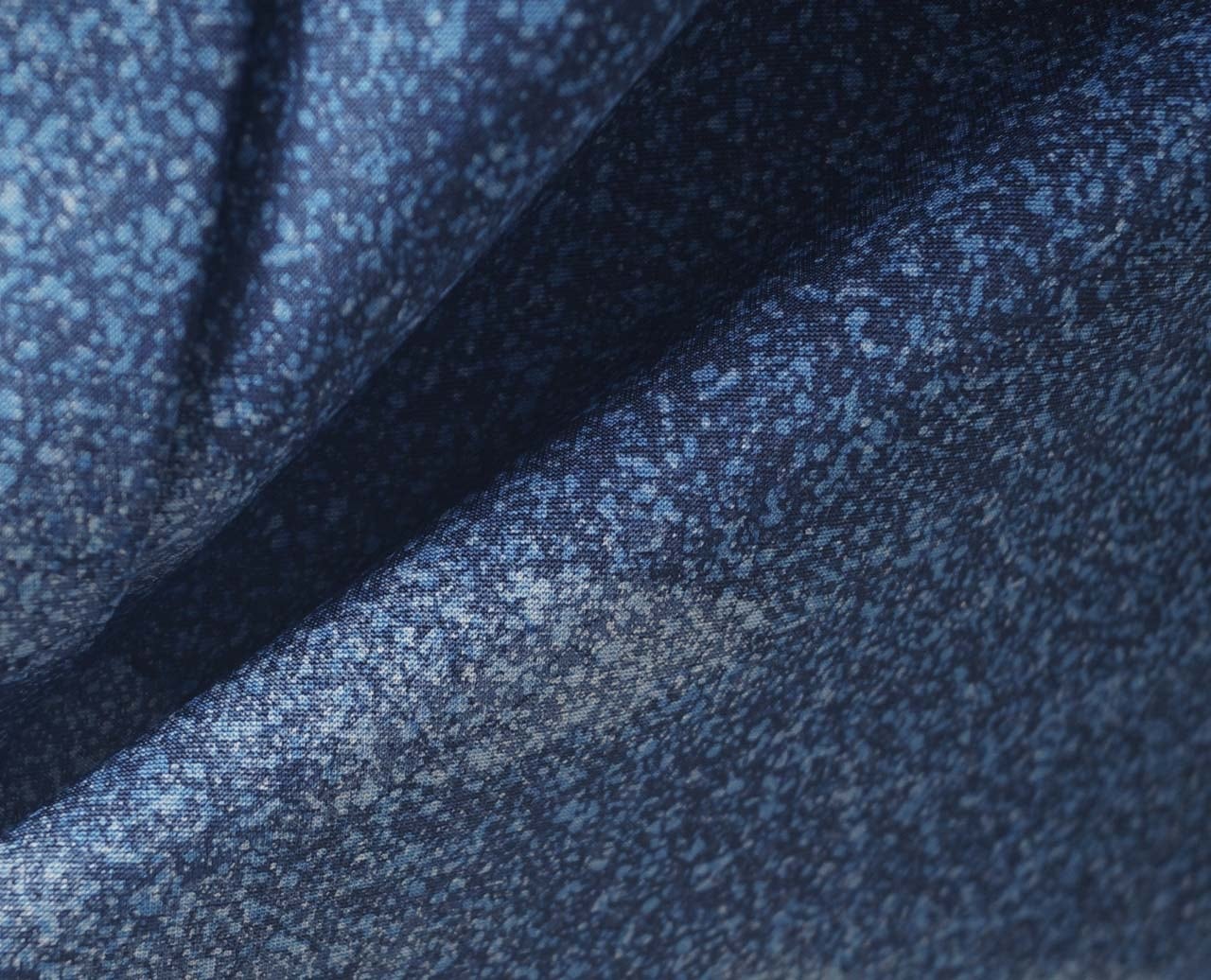 袷】本藍染 白波文 付下げ | 大山キモノ・ちぇらうなぼるた