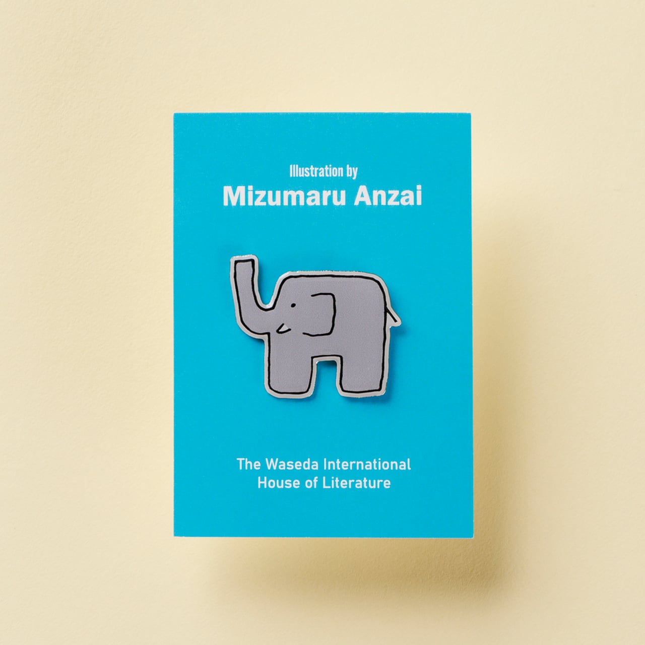 安西水丸 ピンバッジ ゾウ | WIHL SHOP 早稲田大学国際文学館（村上