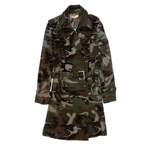 【GOA】Camouflage belted coat