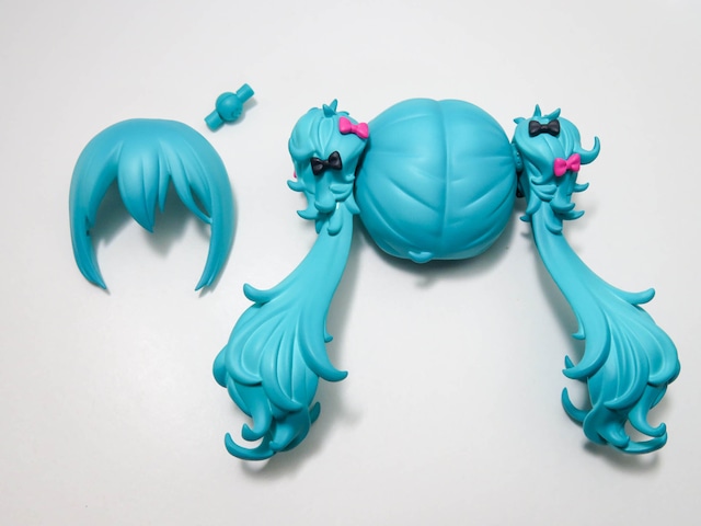 【2775a】 初音ミク めがね×カフェVer. 髪パーツ ツインテール　ねんどろいど