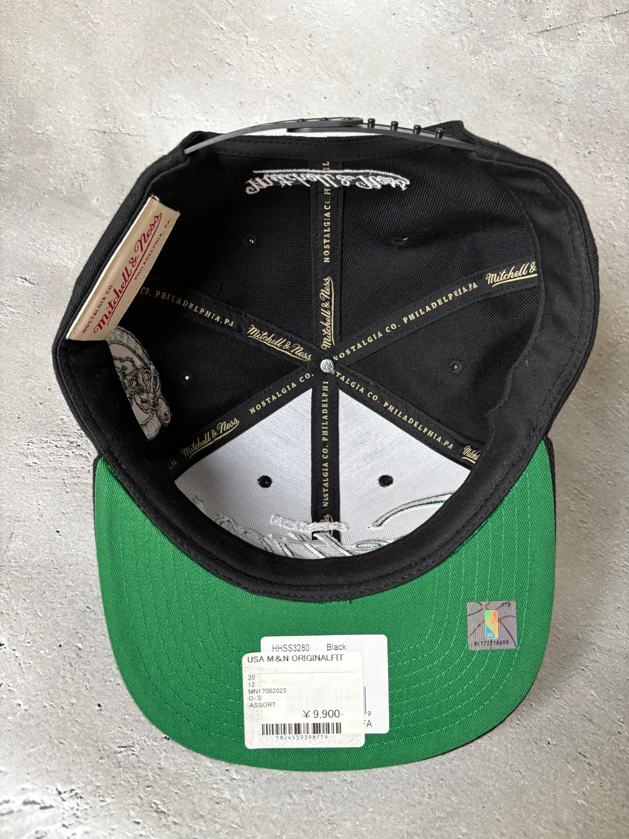 Michell＆Ness/ミッチェル＆ネス NBA ボストン・セルティックス  MNC Current MVP Team Script 2.0 Snapback  キャップ