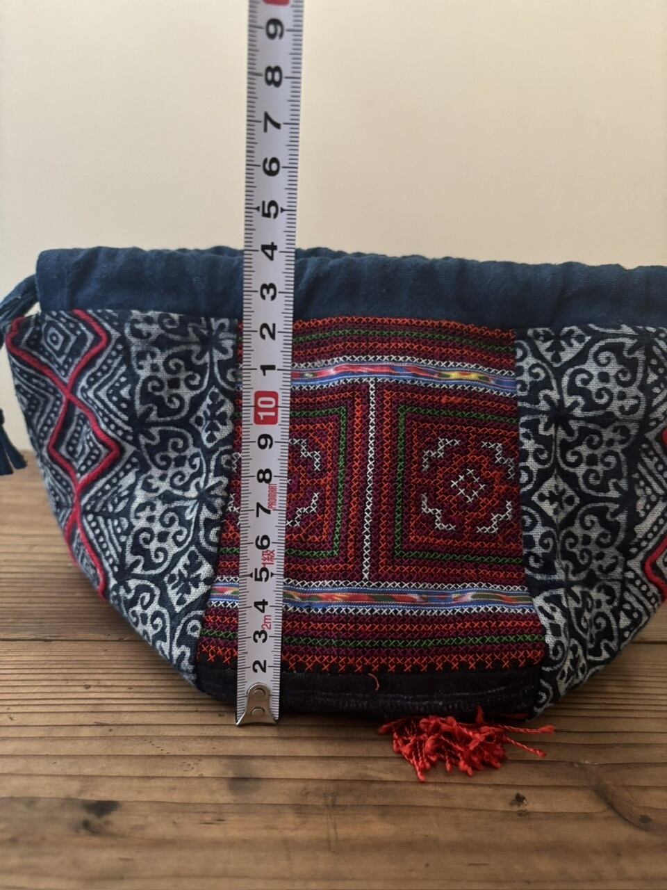 ロッカク モン族 ろうけつ染め 刺繍 バック | bami モン族