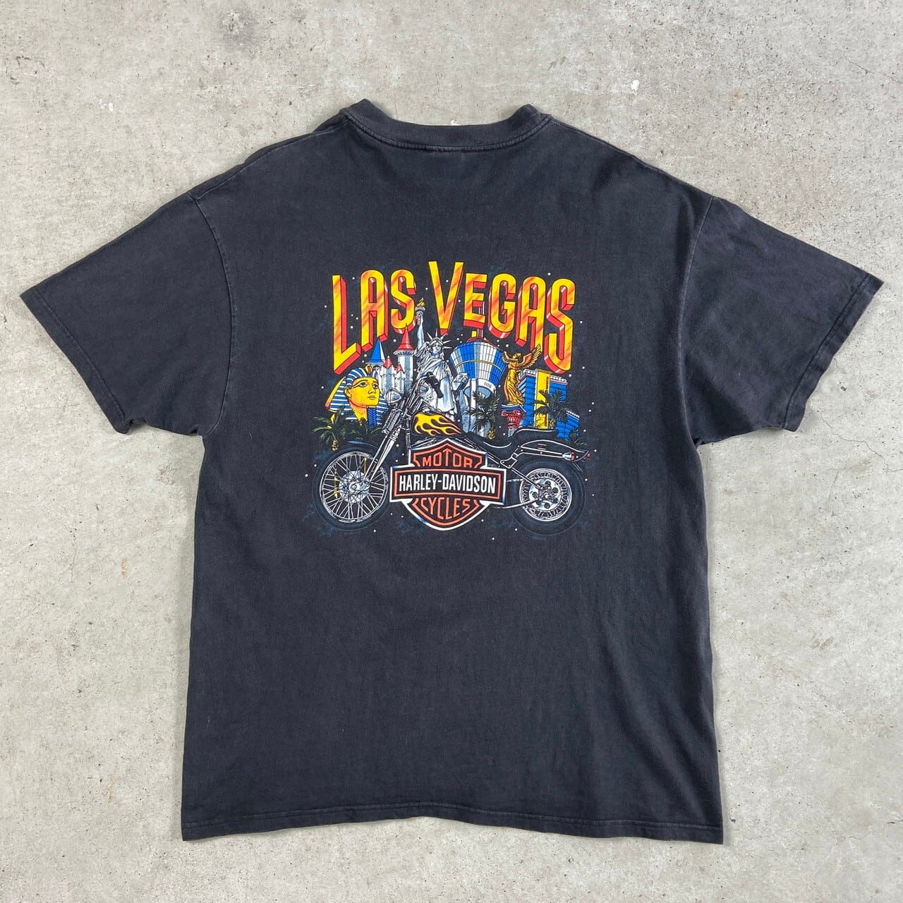 USA製 90年代 Harley-Davidson ハーレーダビッドソン LASVEGAS 両面