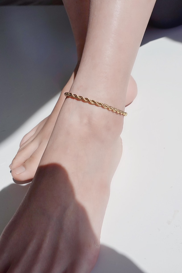 rope chain anklet