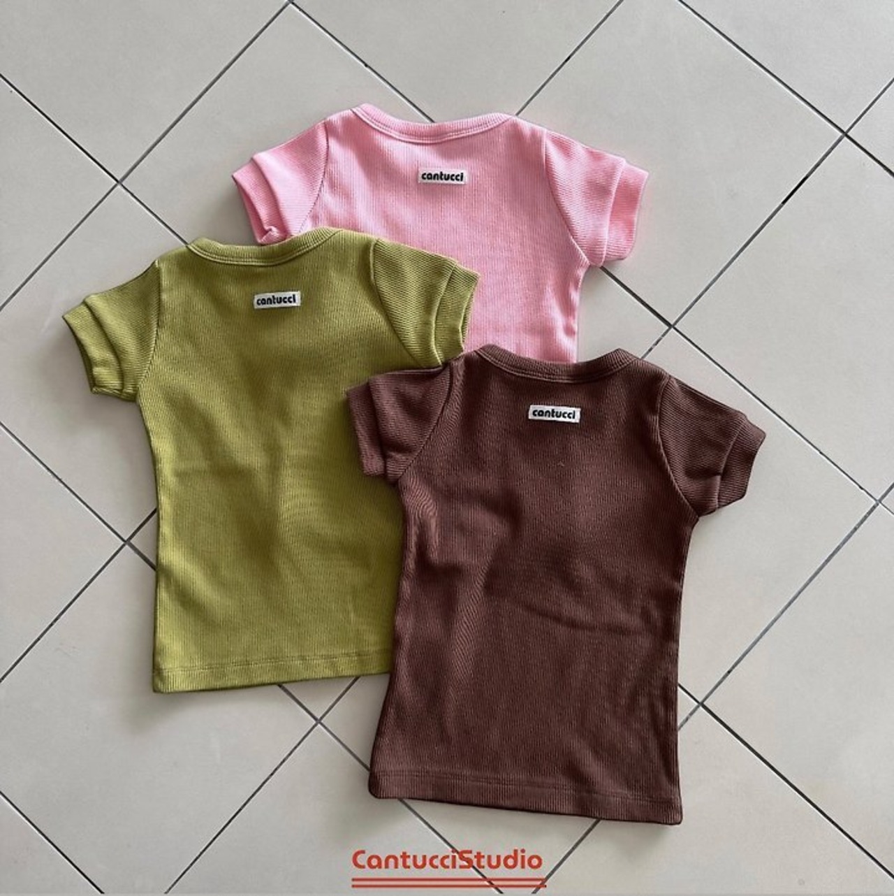 【取寄/韓国直送】CantucciStudio 26/SM モーダルリブTシャツ