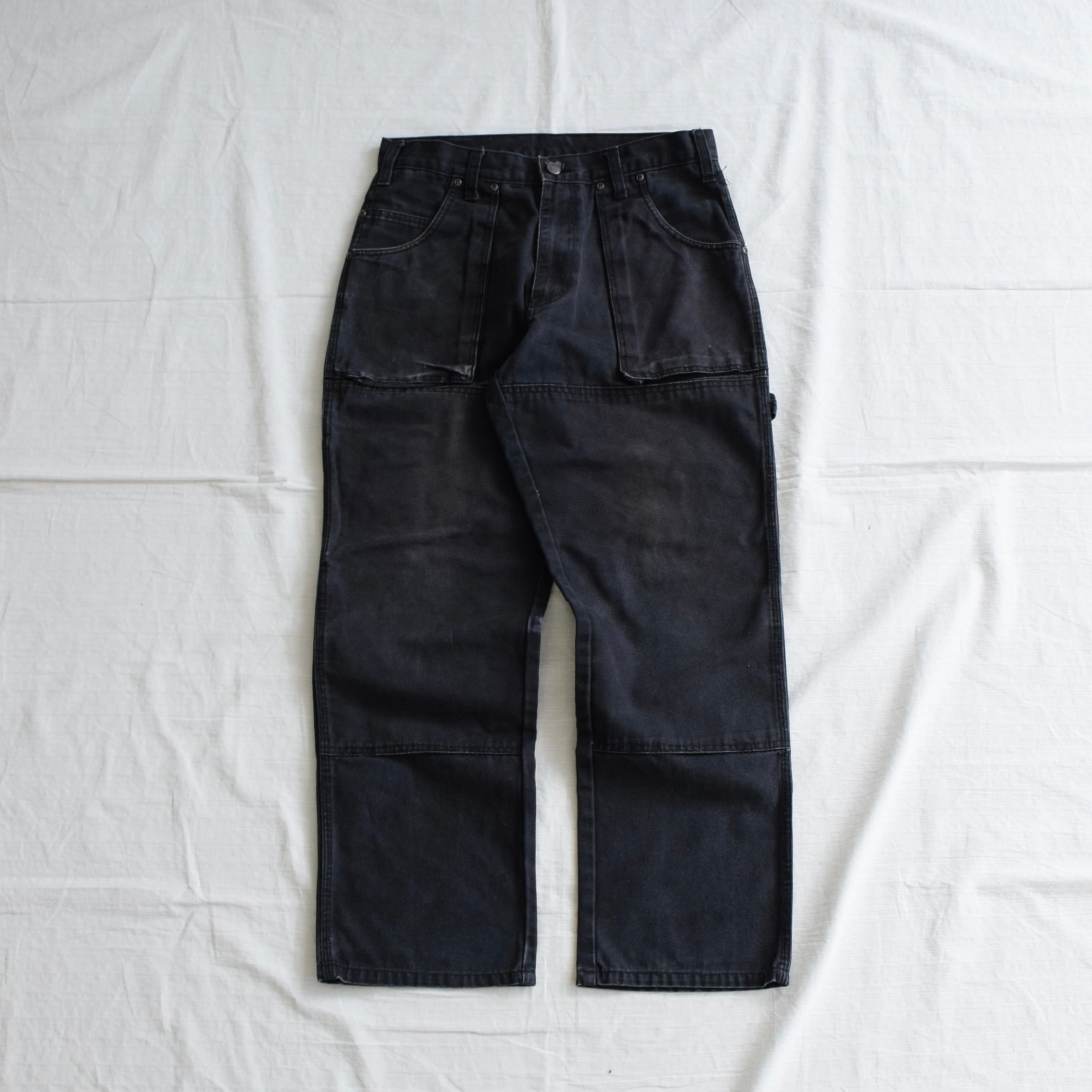 Dickes ダブルニーダックパンツ メンズW32L30 ディッキーズ ブラック