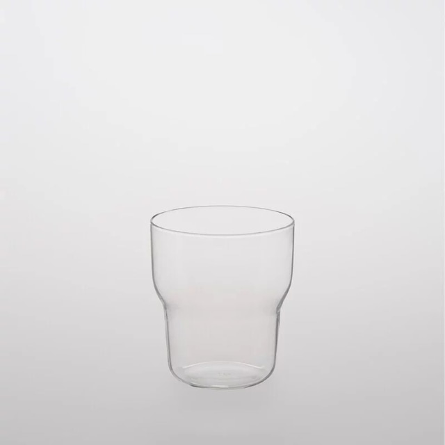 TG glass (ティージーガラス) Glass cup curved (耐熱ガラス) 250ml