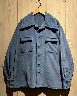 【a.k.a.C.a.k.a vintage】70's  Pocket Gimmick Vintage Loose Corduroy Shirt Jacket