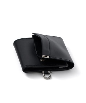 ED ROBERT JUDSON / B01LDWL-65LS SHACKLE BIFOLD WALLET (BLACK)