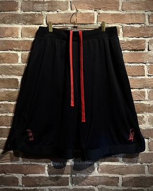 【Caka act3】Embroidery Design Loose Mesh Shorts