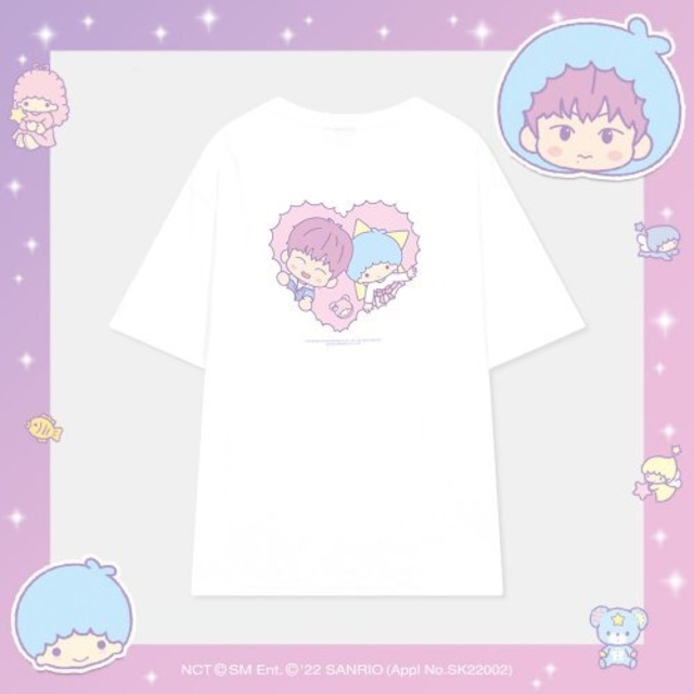 ★[SPAO][NCT x SANRIO] 지성 JISUNG T-SHIRT (PINK) 正規品 韓国ブランド 韓国通販 韓国代行 韓国ファッション Tシャツ