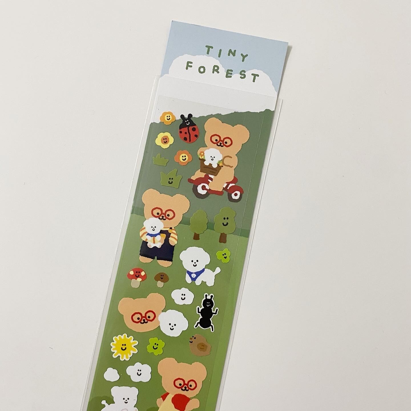 Tiny Forest Sticker 韓国シール リムーバブルステッカー ステッカー 韓国文具 Teteum La Violette