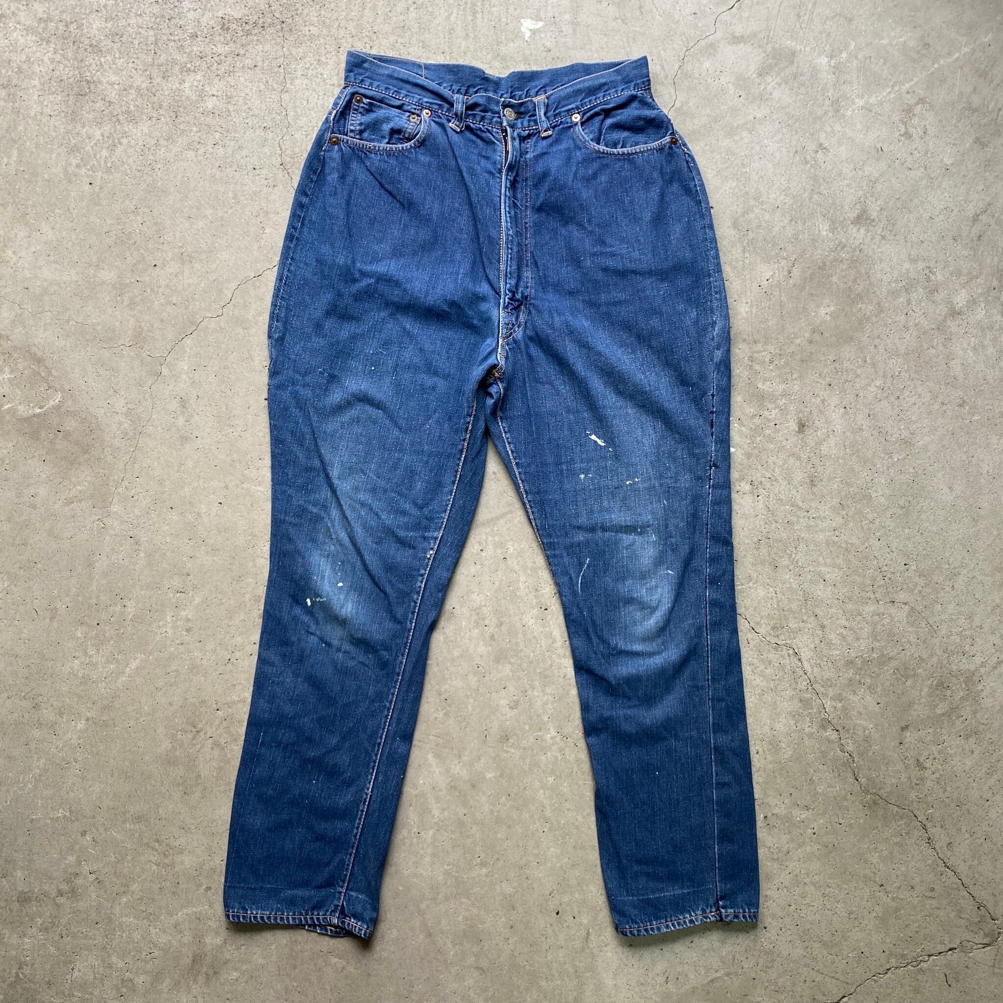 希少 50年代 ビンテージ USA製 Levi's リーバイス 701XX 片面タブ 後期47モデル ハイウエスト ストレート テーパード  デニムパンツ 50s ジーンズ ヴィンテージ メンズ レディース W32 L28 古着【デニムパンツ】【VTG】【AL20】 | cave ...