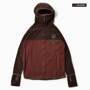 MMA(MOUNTAIN MARTIAL ATRTS) MMA POLARTEC FLEECE Zip Hoodie V2 Brown