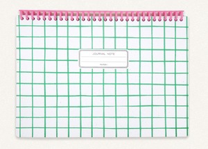 A4ジャーナルノート／格子 GREEN