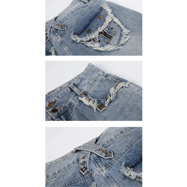 fringe-pocket denim　フリンジポケットデニム　J2060