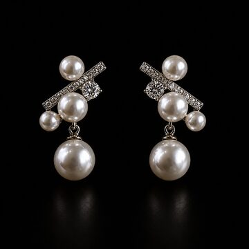 白蝶真珠ペンダント 珠14.2mm Pt900 ダイヤ0.24ct | PAY ID
