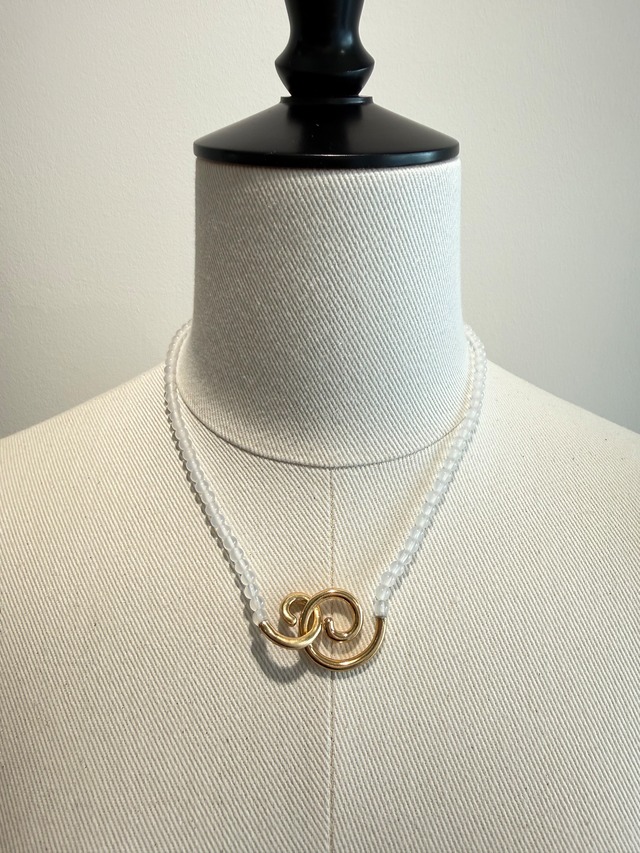 LE MOON/SS26-07 Spiral Sun Blanc
