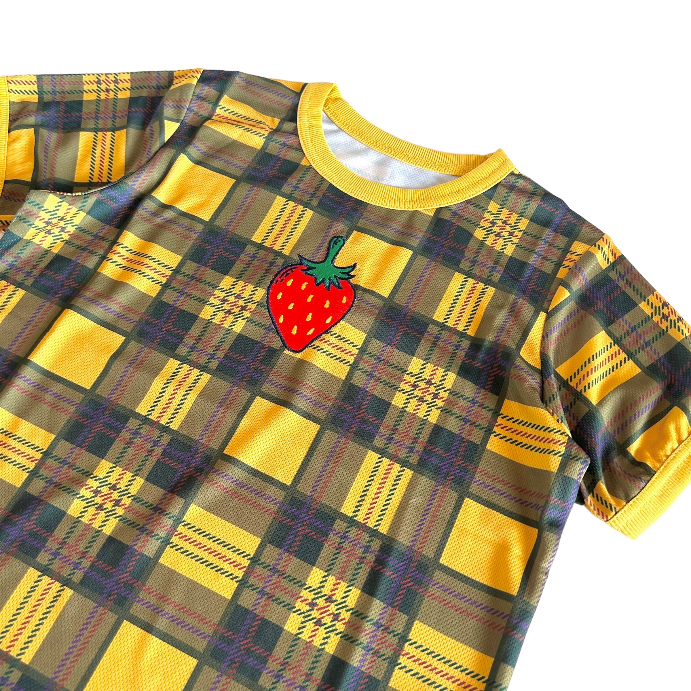 チェックミニTシャツ YELLOW | HEIHEI