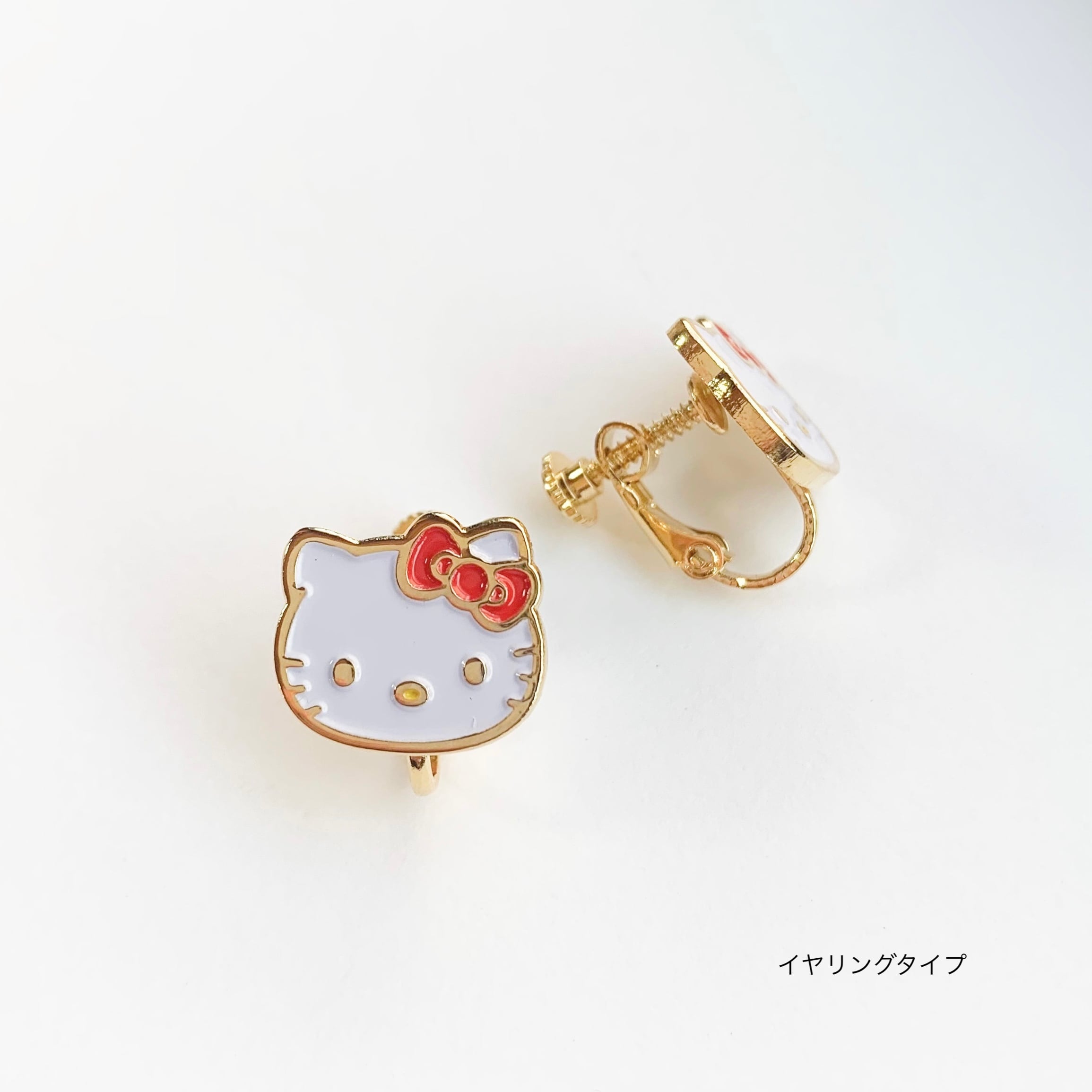 sanrio>ハローキティフェイス(ピアス/イヤリング) | BUTTON&CUFFLINKS