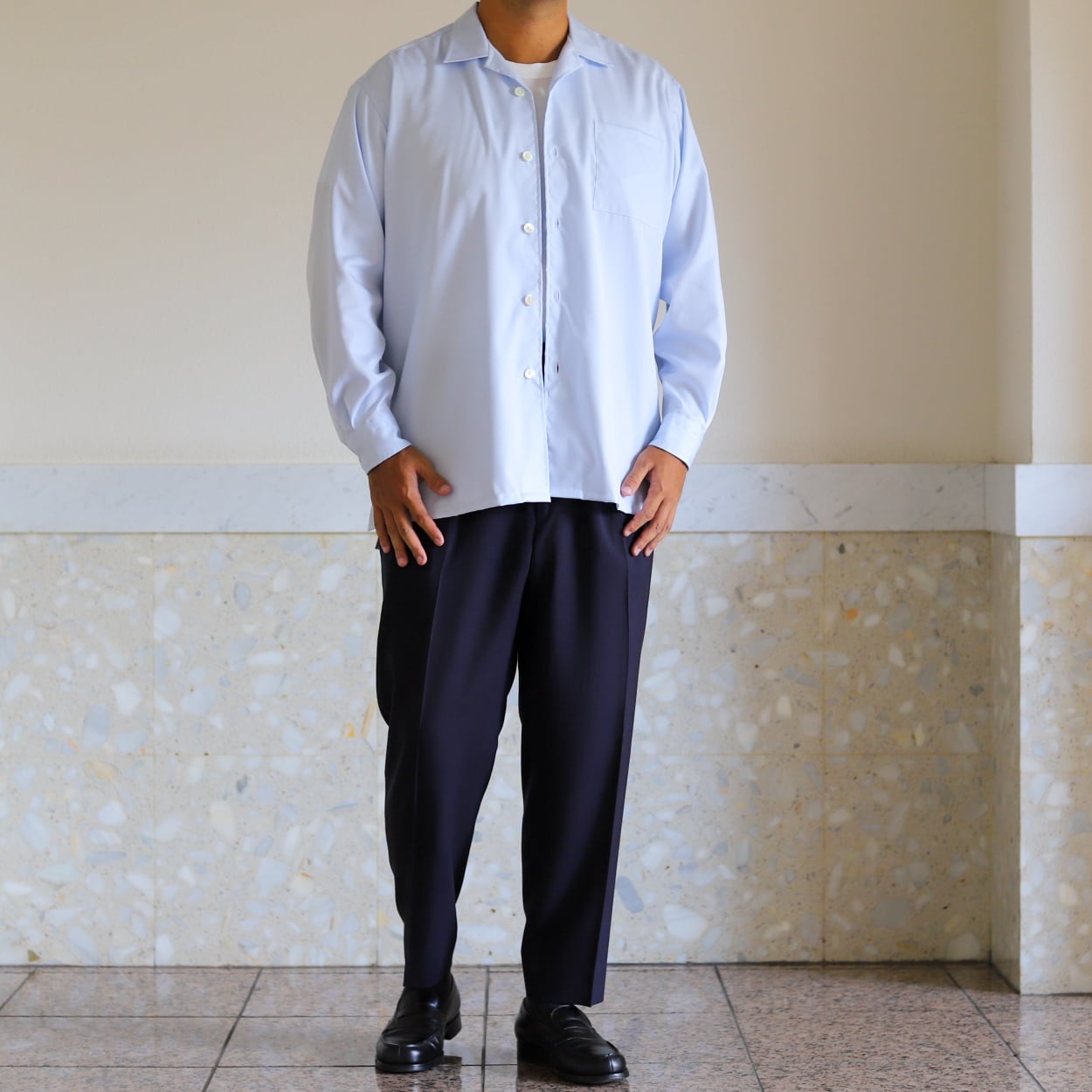 新品】MINTENS Dead stock Fabric special shirts jacket THOMAS MASON