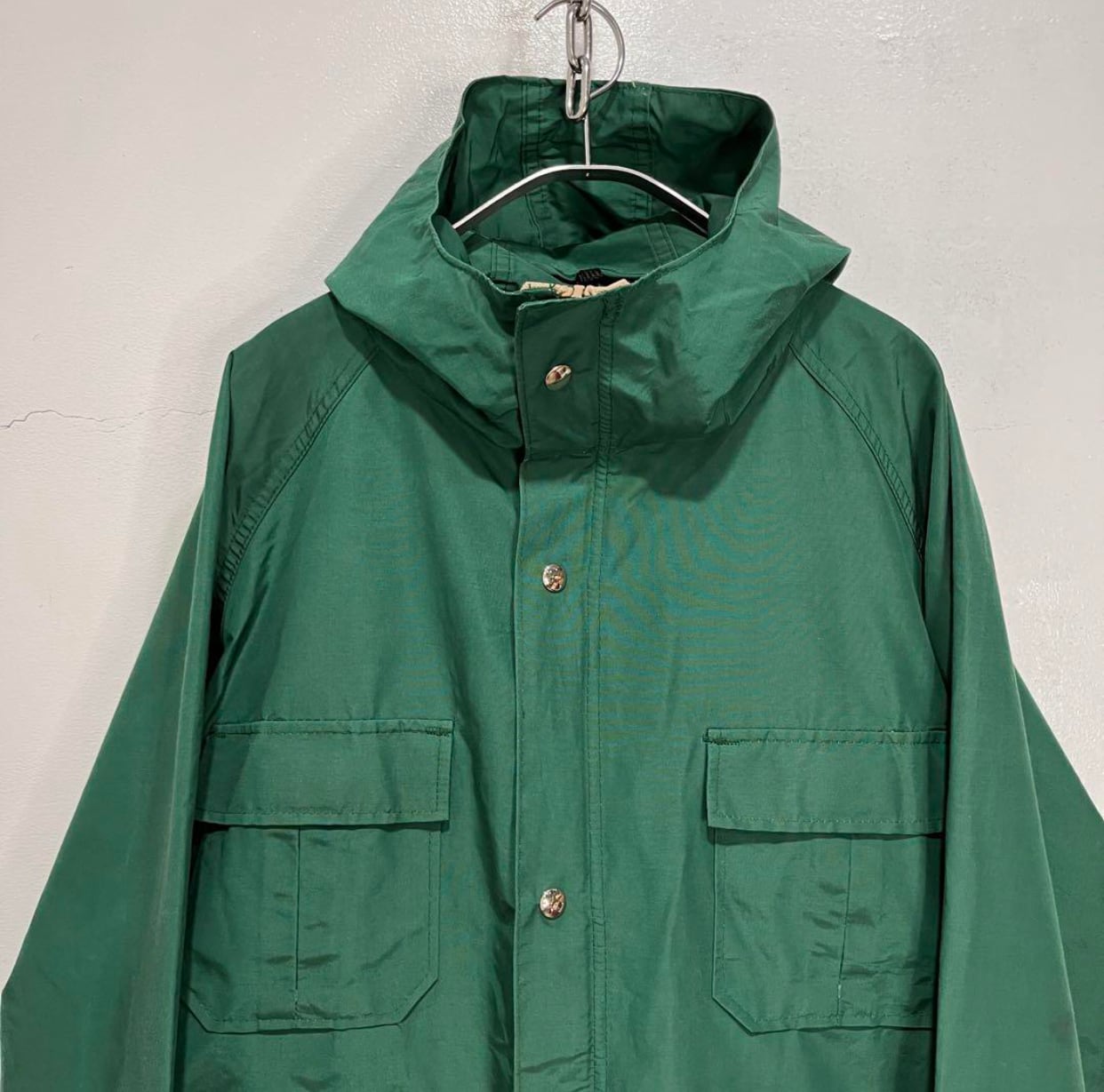 80s L.L.bean マウンテンパーカー USA製 緑 L ナイロンコットン 80s L.L.bean マウンテンパーカー USA製 緑 L ナイロンコットン