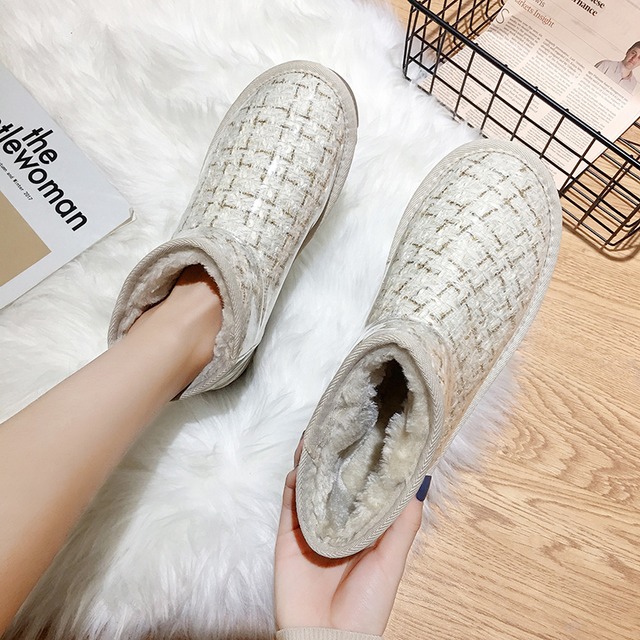 ブーツウィンターレッドカジュアル 靴 シューズ コットン 冬物 フェイクシューズ62645188859