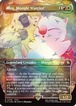 MTG《モーグリ族の戦士、モグ/Mog, Moogle Warrior(FIC)》英語 ボーダーレス チョコボトラック・Foil